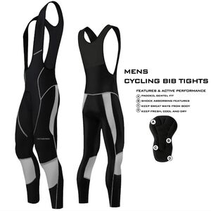 Nexwears Men's Black and gray Cicling Bib tight active Performance size Large